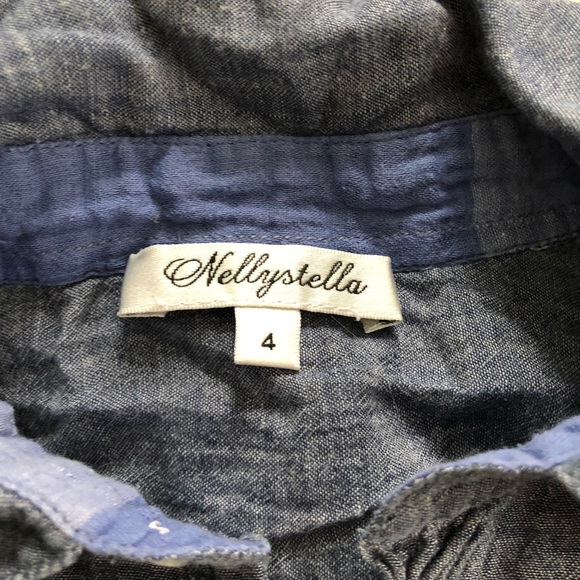 🌸Nellystella Chambray Button-down Blouse - Picture 2 of 2